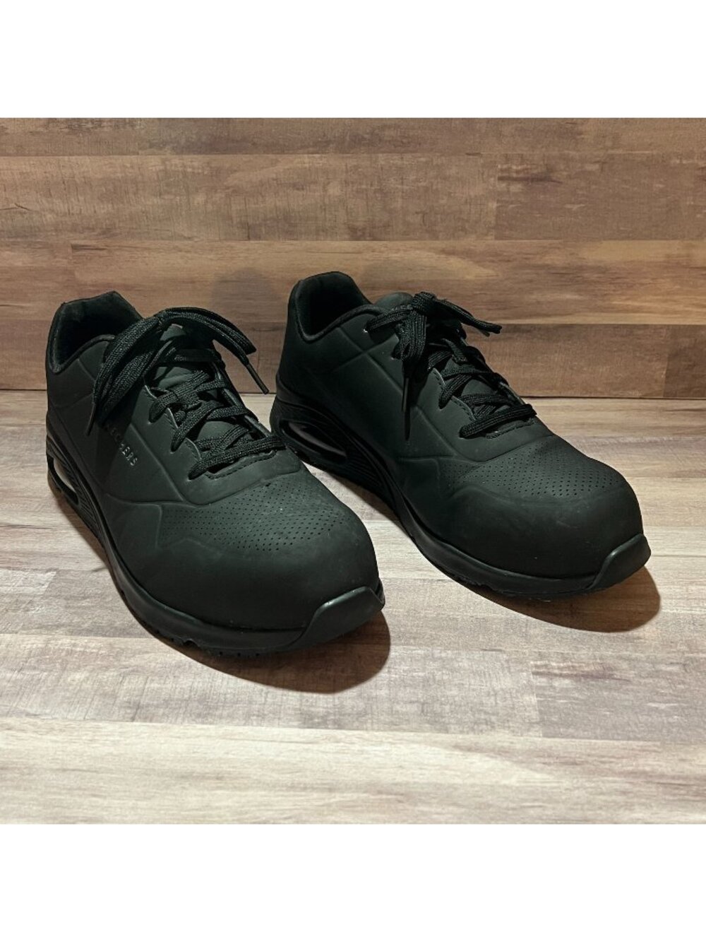 Skechers Work Black Safety Work Shoes Occupational Sneakers